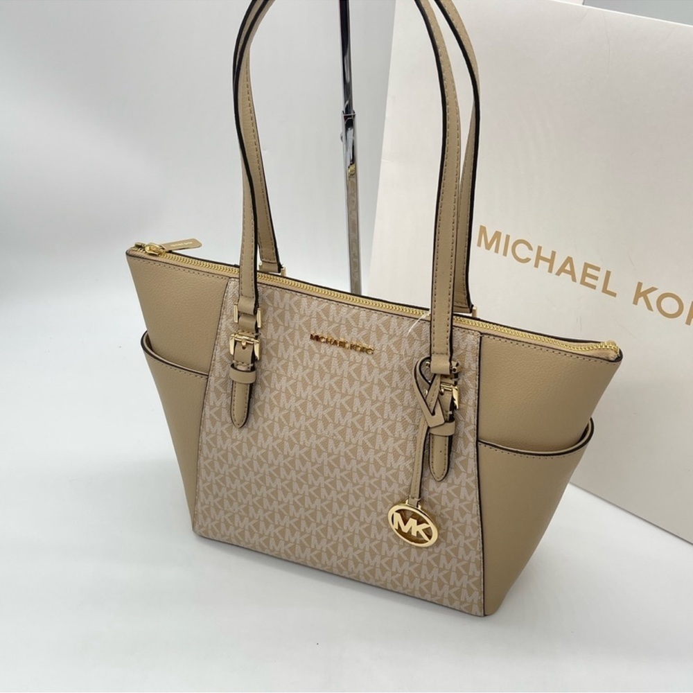 Michael Kors Large Charlotte Tote Bag - Picture 6 of 11